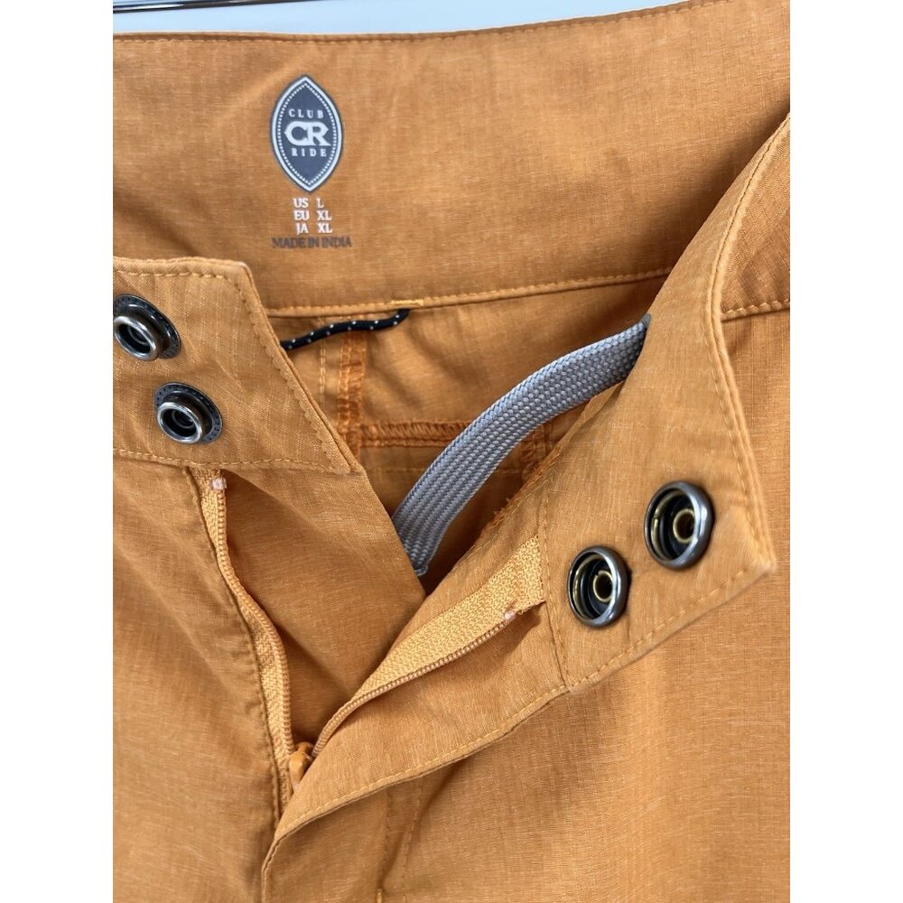 CLUB RIDE Women's Muted Orange Flat Back 9" Inseam Shorts XL - Picture 4 of 6